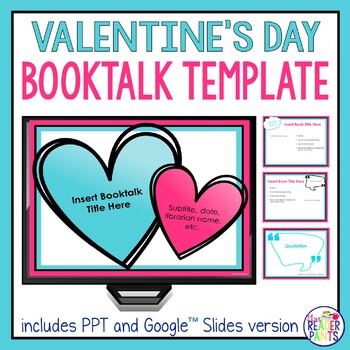Preview of Book Talk Template | Valentine's Day