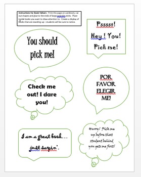 Preview of Book Talkers (visual book display tool)