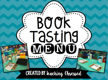 Preview of Book Tasting Activity