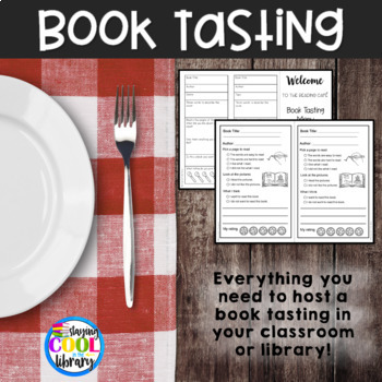 Preview of Book Tasting Activity Packet