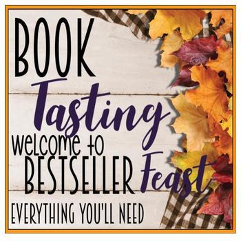 Preview of Book Tasting "Bestseller Feast" Activity Event Set Thanksgiving Themed