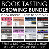 Book Tasting /Book Menu Growing Bundle - Print/Digital - H