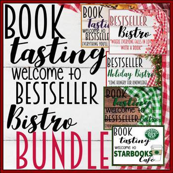 Preview of Book Tasting Bundle Growing Bestseller Bistro Starbooks, Holiday and more