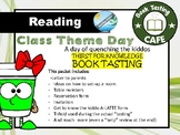 Book Tasting Cafe - reading lesson activities