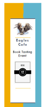 Preview of Book Tasting- Customizable templates