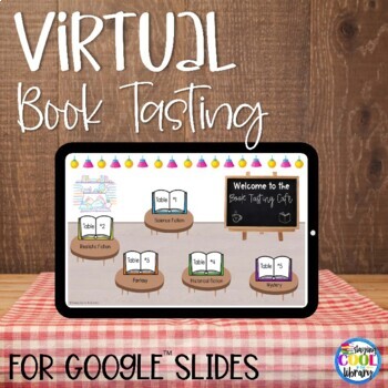 Preview of Book Tasting - Digital for Google Slides