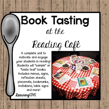 Preview of Book Tasting - Hungry for a good read? Complete Unit to Encourage Reading