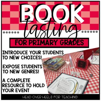 Preview of Book Tasting Primary Version | Introduce Your Students to New Books and Genres