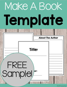 Preview of Make A Book Template - Free Sample