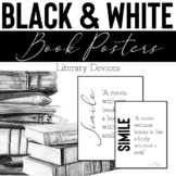Book Themed Literary Elements Posters :Learn literary term