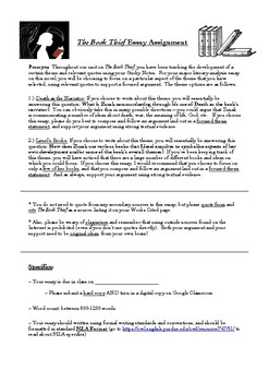 the book thief analytical essay
