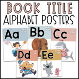 Library Alphabet Poster | Book Title Alphabet