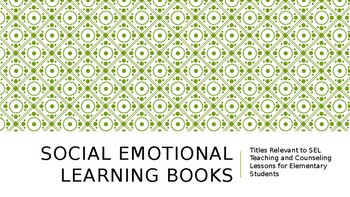 Preview of Book Titles Relevant to Counseling Topics for Guidance
