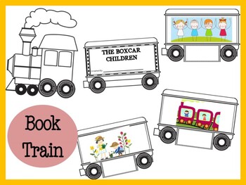 Preview of Book Train Craft Activity