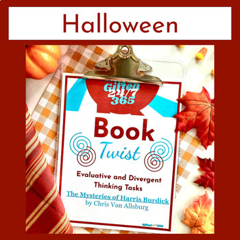 Preview of Halloween Book Twists: Elevating Critical Thinking with Picture Books (GATE)