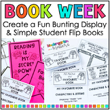 Read Across America and Book Week Bunting Display and Flip Books.