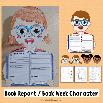 Preview of Book Week 2023 Activities Bulletin Board Writing Craft Book Report Review Art