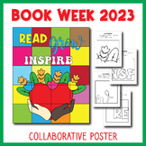 Book Week 2023 Collaborative Poster Coloring pages, Bullet