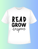 Book Week 2023 - Read Grow Inspire Clipart