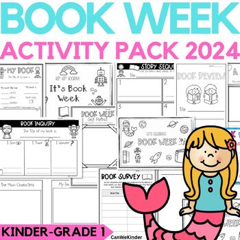 Preview of Book Week Activities 2024 Kindergarten-Grade 1