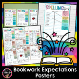 Book Work Expectations - How My Book Should Look - EDITABL