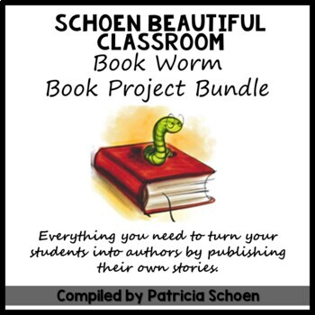 Preview of Book Worm Book Project Bundle