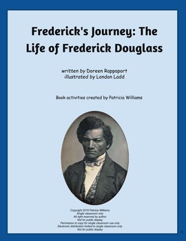 Preview of Book activities for "Frederick's Journey: The Life of Frederick Douglass"