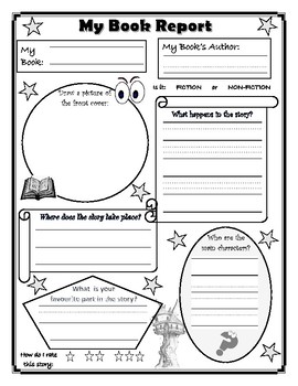 Book and Character Report Templates by Kristen WhiteheadBell | TpT
