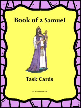 Preview of Book of 2 Samuel Task Cards