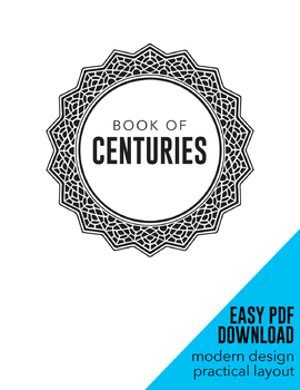 Preview of Book of Centuries - History, Journaling, Timeline