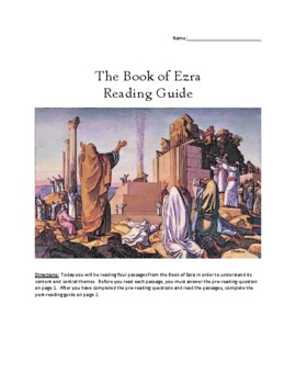 Preview of Book of Ezra - Reading Guide