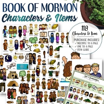 Preview of Book of Mormon Stories Printables  - INSTANT DOWNLOAD