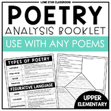 Poetry Analysis - Poetry Booklet - Poem Analysis 
