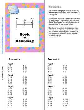 Preview of Book of Rounding: 10's, 100's, and 1000's with number lines