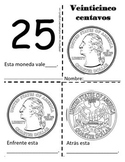 Book of coins/cents Libro de monedas/centavos