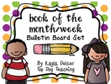 Book of the Month or Week Bulletin Board Set {Chevron and 