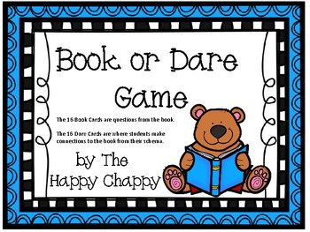 Preview of Book or Dare Game for Fiction Text