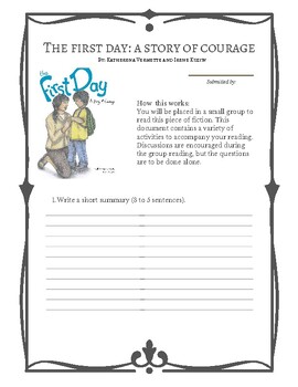 Preview of Book report - A story of courage