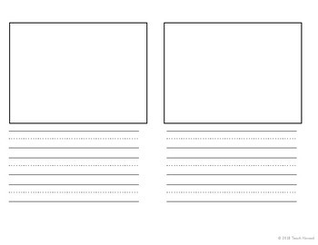 book style lined paper half page by teach nomad tpt