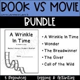 Book vs Movie BUNDLE  ELA  Media Literacy