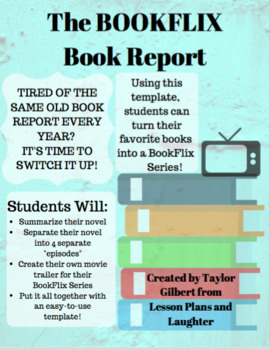 Preview of BookFlix Book Report
