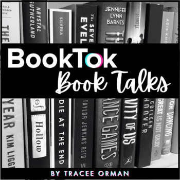 Preview of BookTok Book Talk Activity