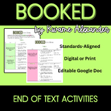 Booked by Kwame Alexander - End of Text Activities