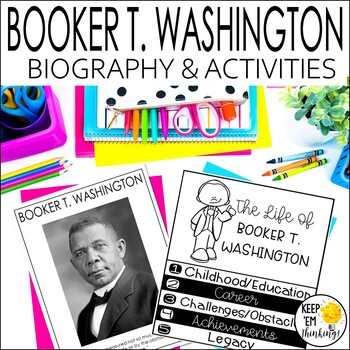 Preview of Booker T. Washington Biography Unit: Black History Month Activities