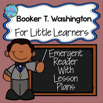 Preview of Booker T. Washington Reader Black History Month Kindergarten Activities 1st ESL