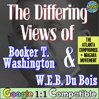 Preview of Booker T. Washington, W.E.B. Du Bois, the Atlanta Compromise, & Niagara Movement