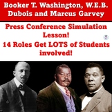 Booker T. Washington, W.E.B. Dubois and Marcus Garvey Pres
