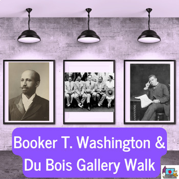 Preview of Booker Washington, Du Bois Activity (SS8H7)- DBQ- Primary Sources- No Prep!