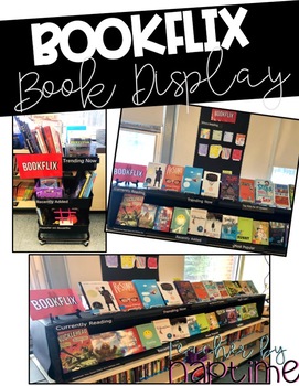 Preview of Bookflix Classroom Library Display (EDITABLE)