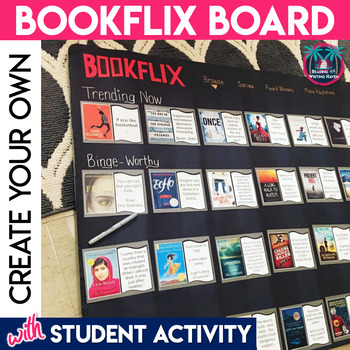 Preview of Bookflix Reading Bulletin Board Display Kit and Student Book Activity